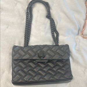 Elegant Black Quilted Chain Shoulder Bag